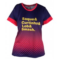 CAMISETA BEACH.ME SUMMER - AZUL E VERMELHA